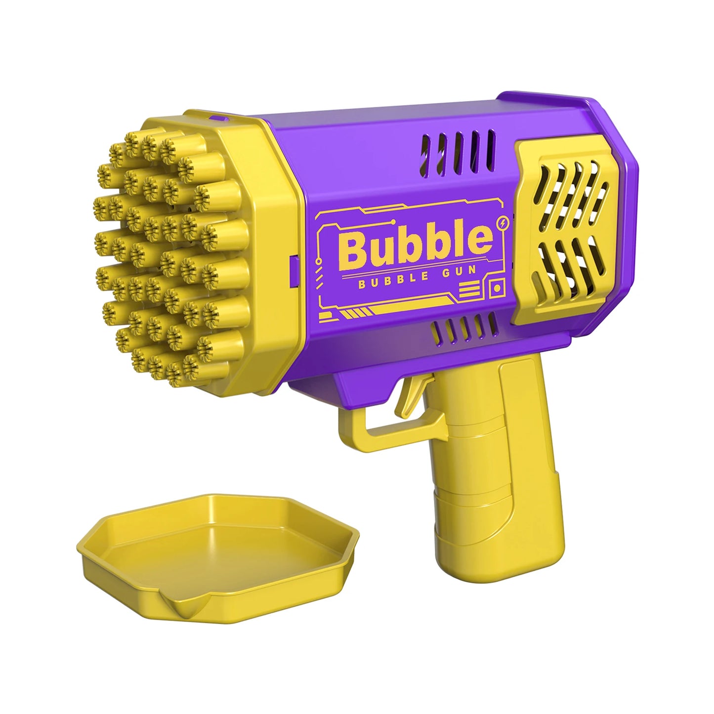 Kids 40‑Hole LED Bubble Blaster – Automatic Bubble Gun Toy