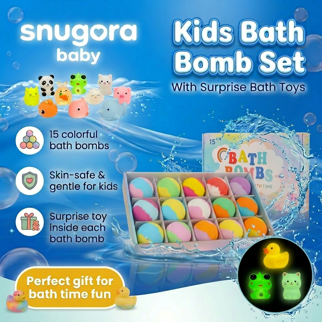 Spark & Splash Glow Surprise Bath Bombs