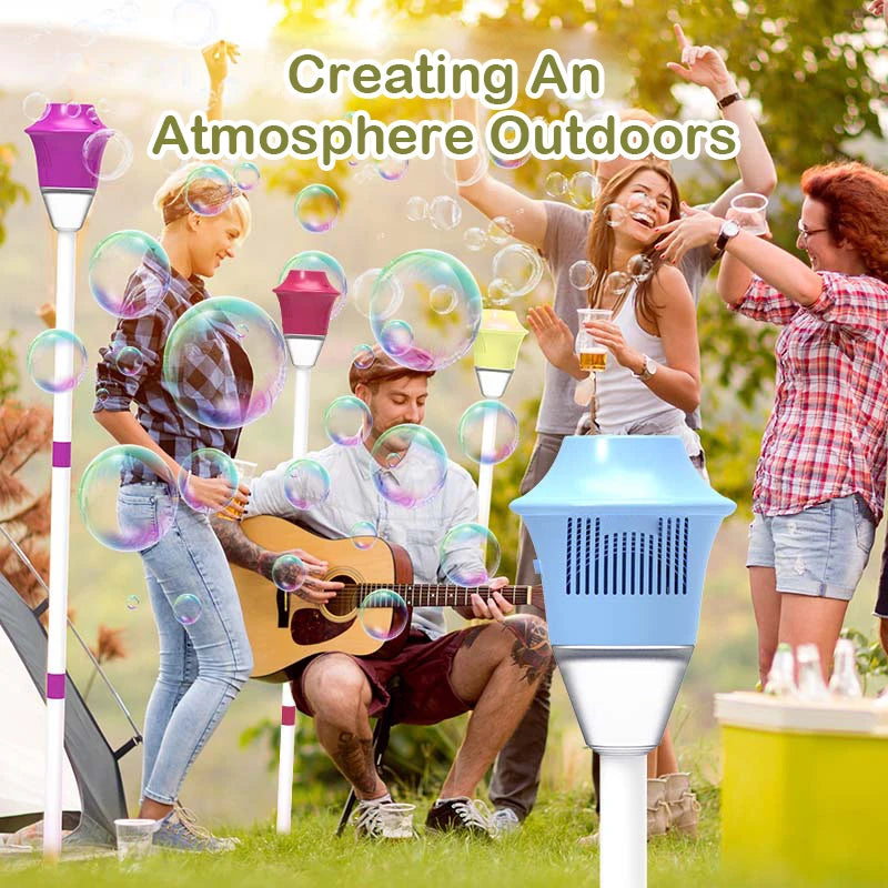 Street Lamp Bubble Wand – No‑Battery Kids Outdoor Bubble Stick