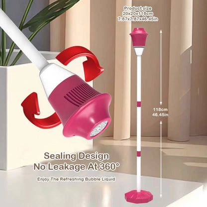 Street Lamp Bubble Wand – No‑Battery Kids Outdoor Bubble Stick