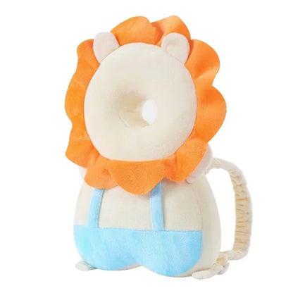 Baby Head Protector Pillow – Cartoon Animal Anti‑Fall Cushion Backpack