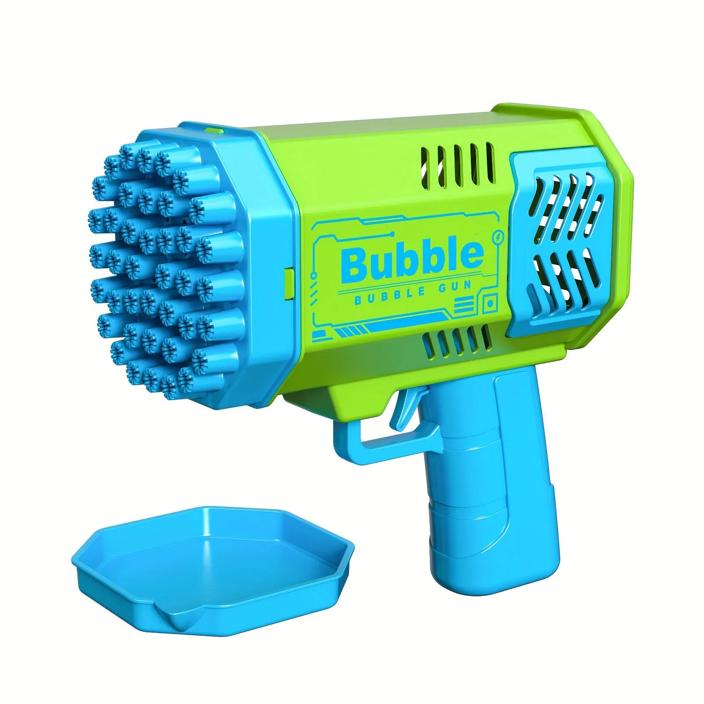 Kids 40‑Hole LED Bubble Blaster – Automatic Bubble Gun Toy