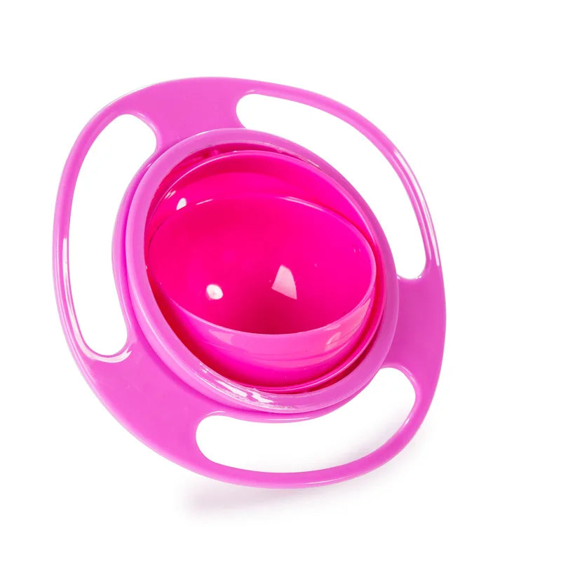 Kids Gyro Snack Bowl – Less‑Mess Spill‑Resistant Bowl for Toddlers