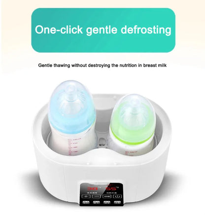 2‑in‑1 Baby Bottle Warmer & Steam Sterilizer for Breast Milk and Formula