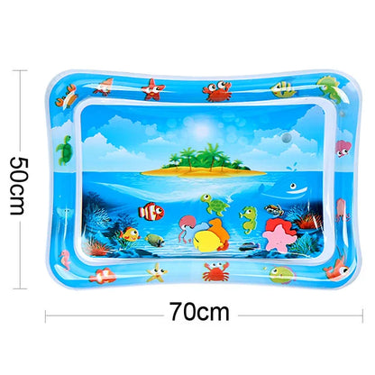 Baby Tummy Time Water Play Mat – Inflatable Sensory Pad