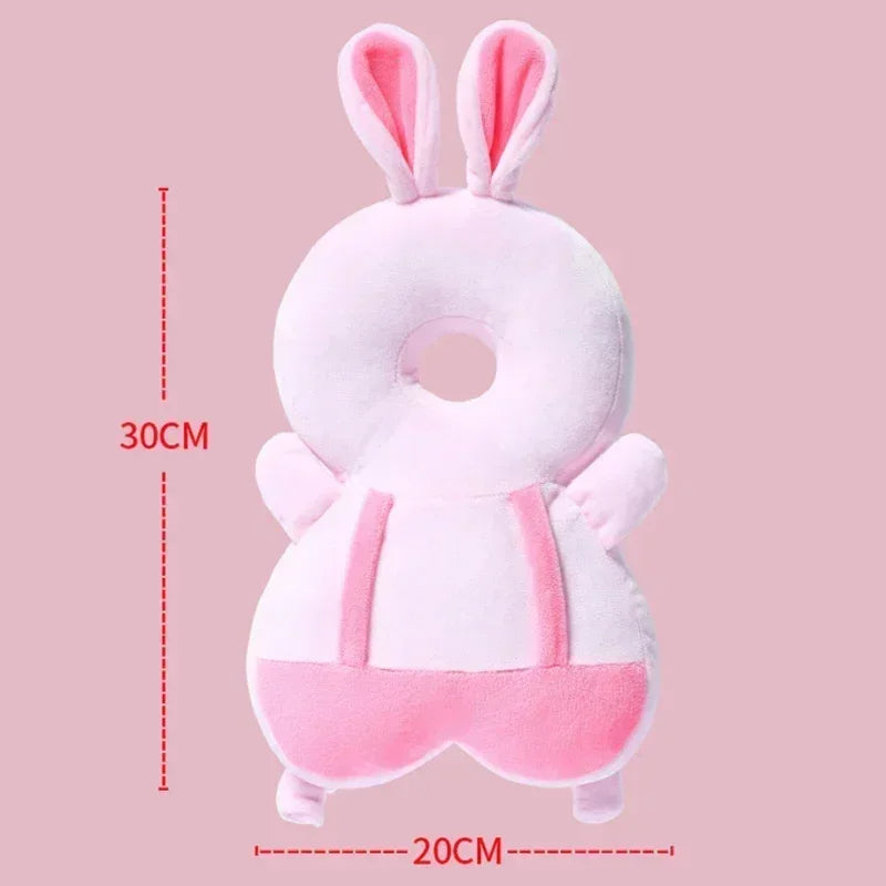Baby Head Protector Pillow – Cartoon Animal Anti‑Fall Cushion Backpack