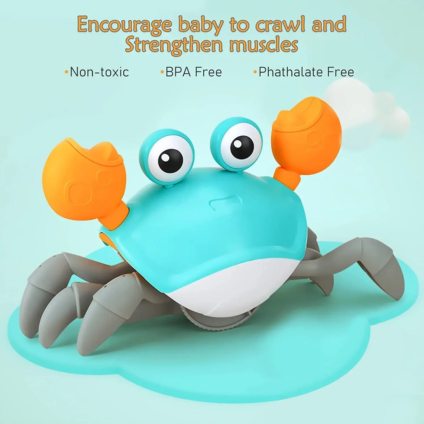 Interactive Escape Crab – Musical Running Crab Toy for Kids 3+