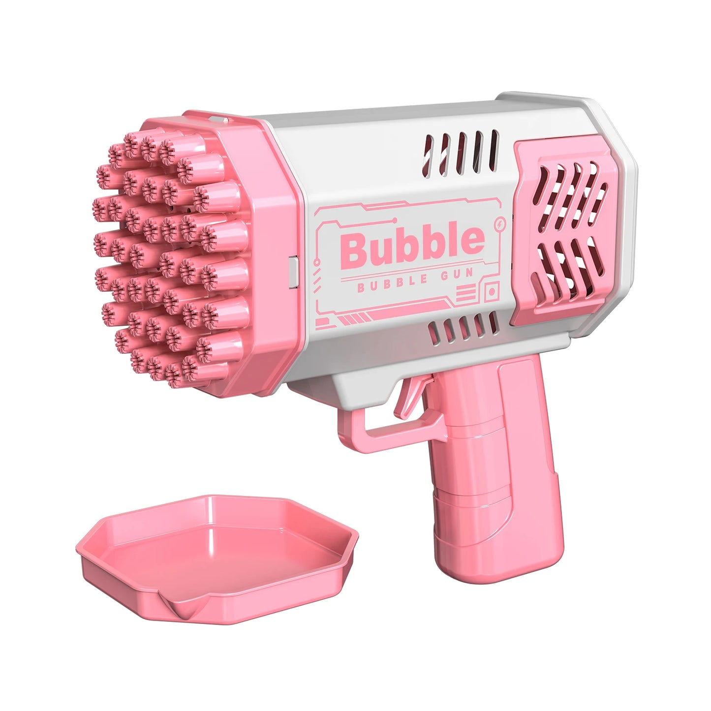 Kids 40‑Hole LED Bubble Blaster – Automatic Bubble Gun Toy