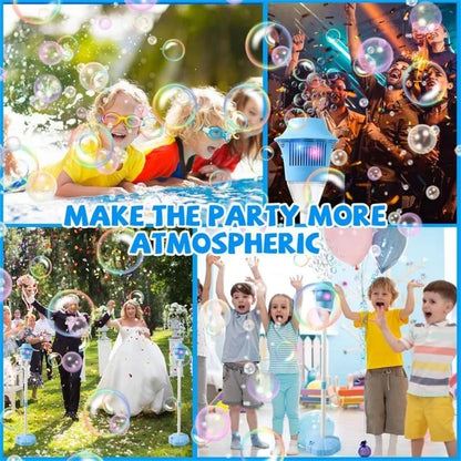 Street Lamp Bubble Wand – No‑Battery Kids Outdoor Bubble Stick