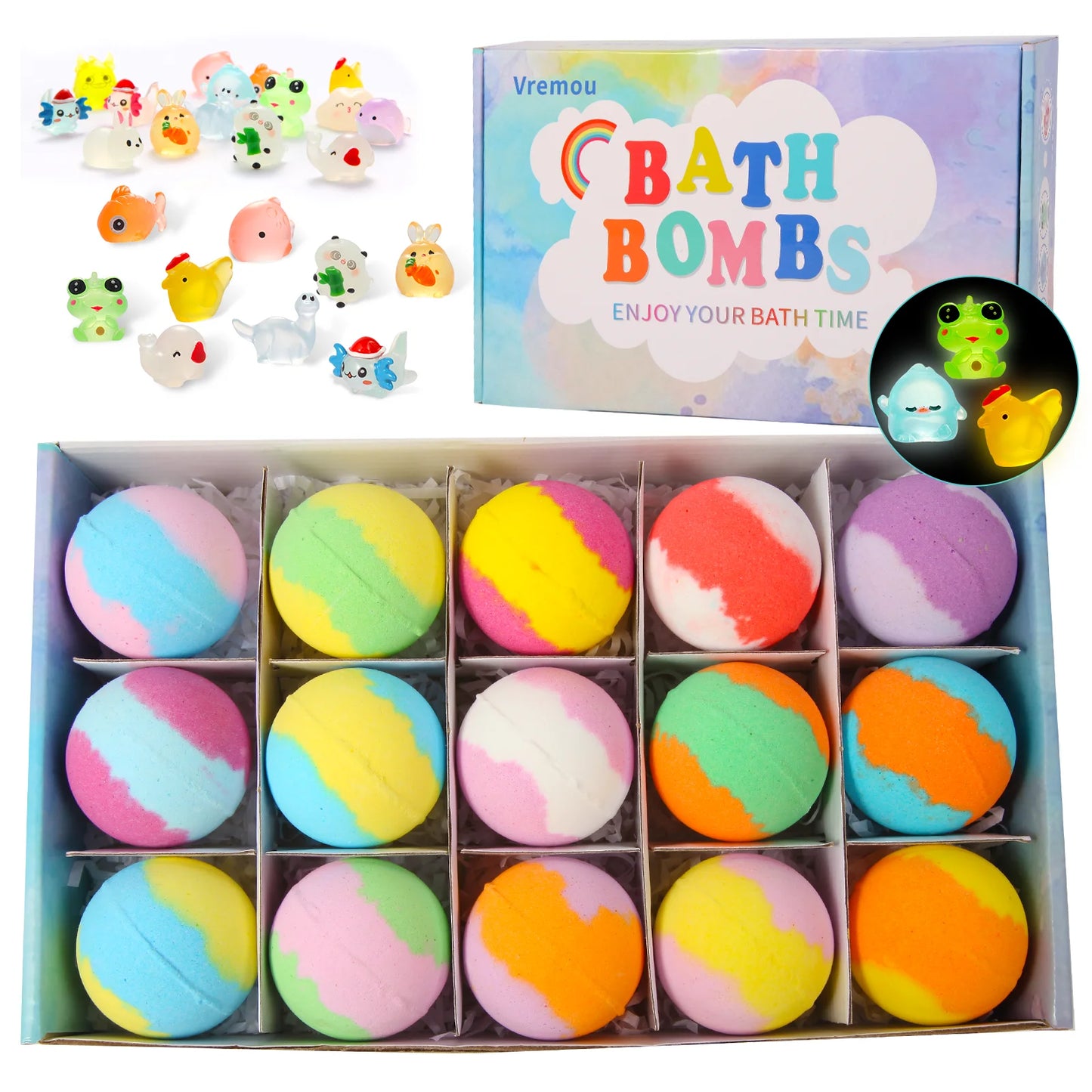 Spark & Splash Glow Surprise Bath Bombs