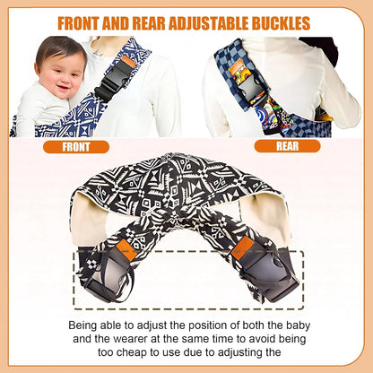 Lightweight Crossbody Baby Carrier Sling – Adjustable Hip Seat