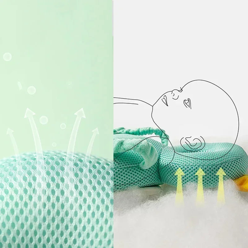 Baby Head Protector Pillow – Cartoon Animal Anti‑Fall Cushion Backpack