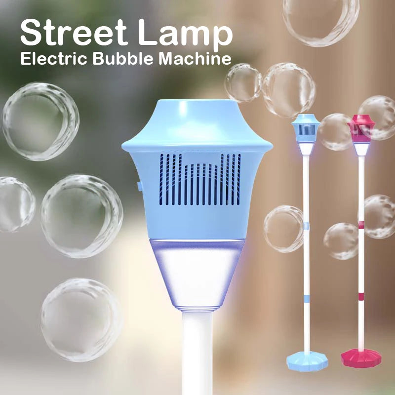 Street Lamp Bubble Wand – No‑Battery Kids Outdoor Bubble Stick