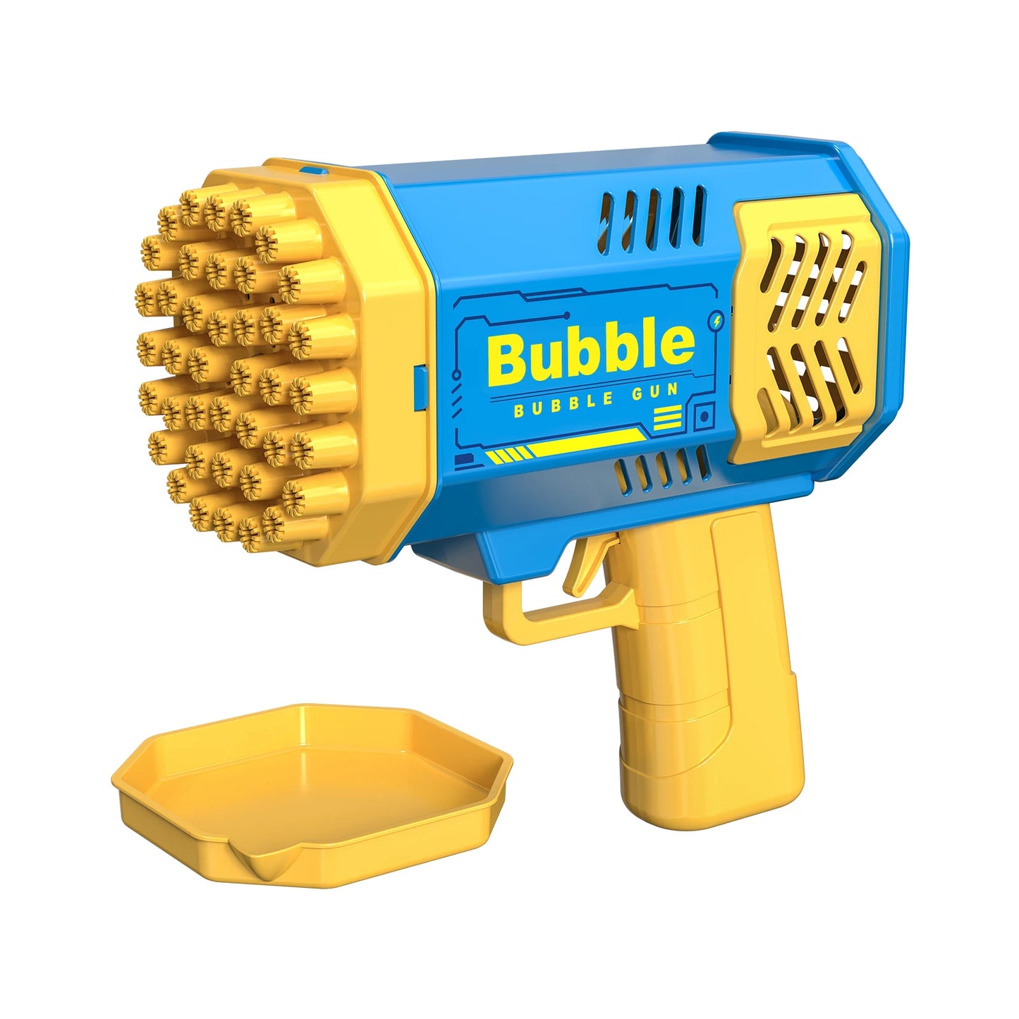 Kids 40‑Hole LED Bubble Blaster – Automatic Bubble Gun Toy