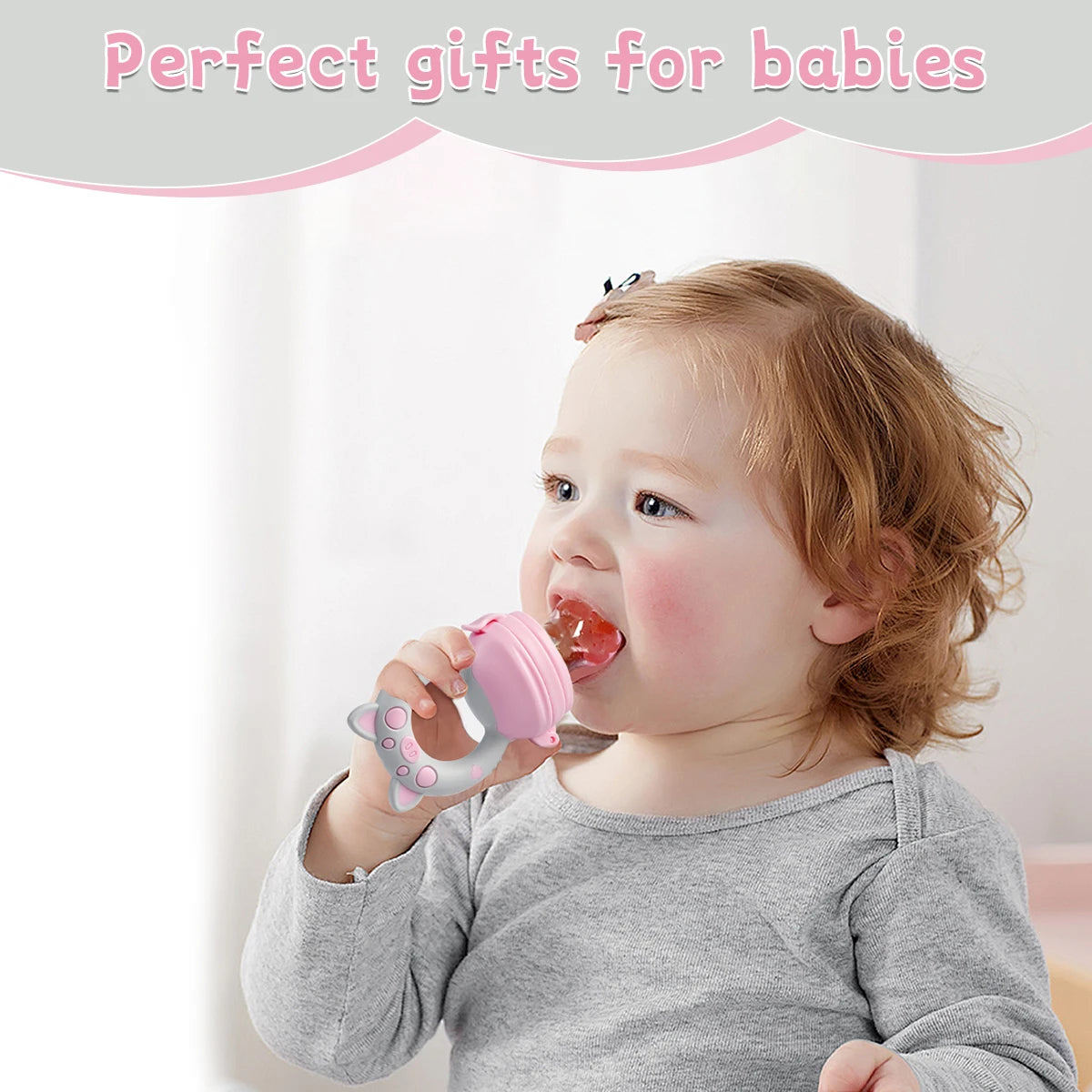 Silicone Baby Fruit Feeder Pacifier – Teething & First Foods