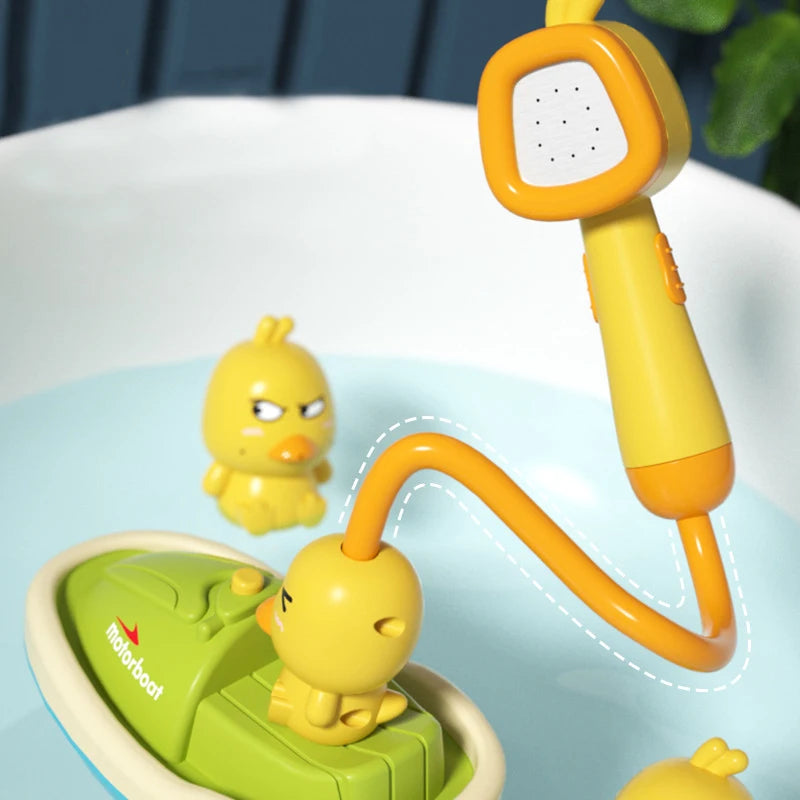 Little Duck Shower Bath Toy Set – Electric Water Spray Fun