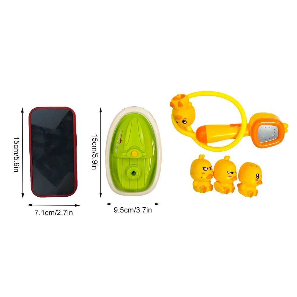 Little Duck Shower Bath Toy Set – Electric Water Spray Fun