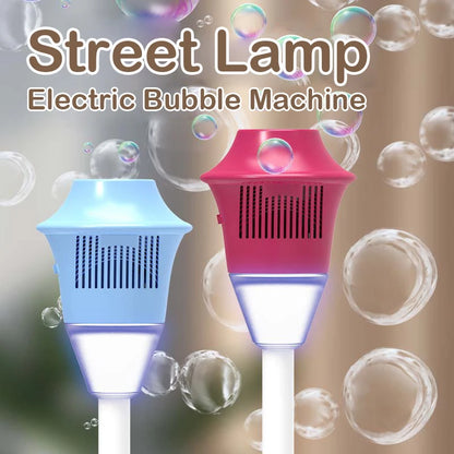 Street Lamp Bubble Wand – No‑Battery Kids Outdoor Bubble Stick