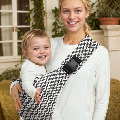 Lightweight Crossbody Baby Carrier Sling – Adjustable Hip Seat