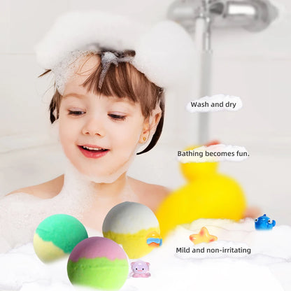 Rainbow Fizz & Find Bath Bombs – 24 Kids Surprise Toy Set
