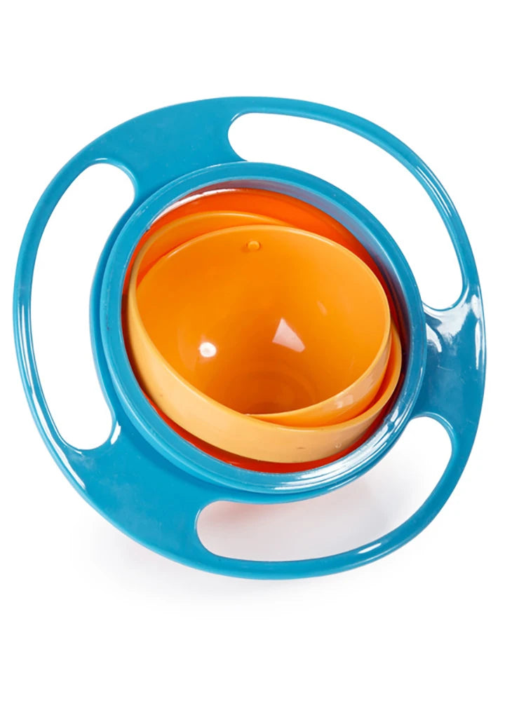 Kids Gyro Snack Bowl – Less‑Mess Spill‑Resistant Bowl for Toddlers