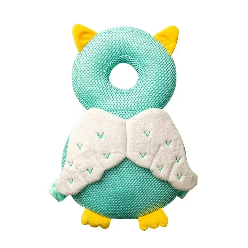 Baby Head Protector Pillow – Cartoon Animal Anti‑Fall Cushion Backpack