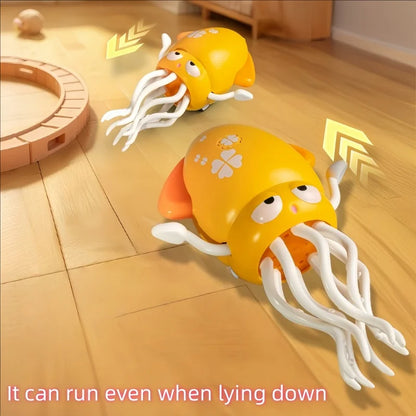 Rechargeable Dancing Octopus Toy – Obstacle‑Avoiding Chase Game 3+