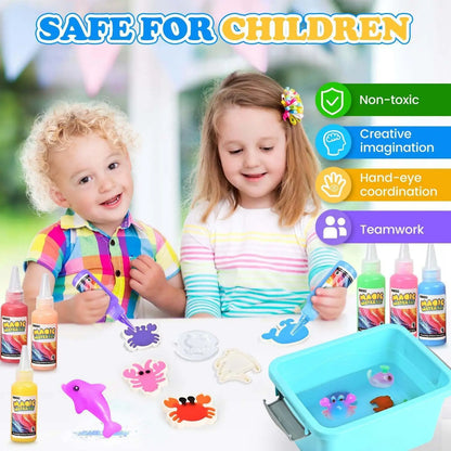 Magic Water Gel Art Kit – DIY 3D Squishy Creatures STEM Set
