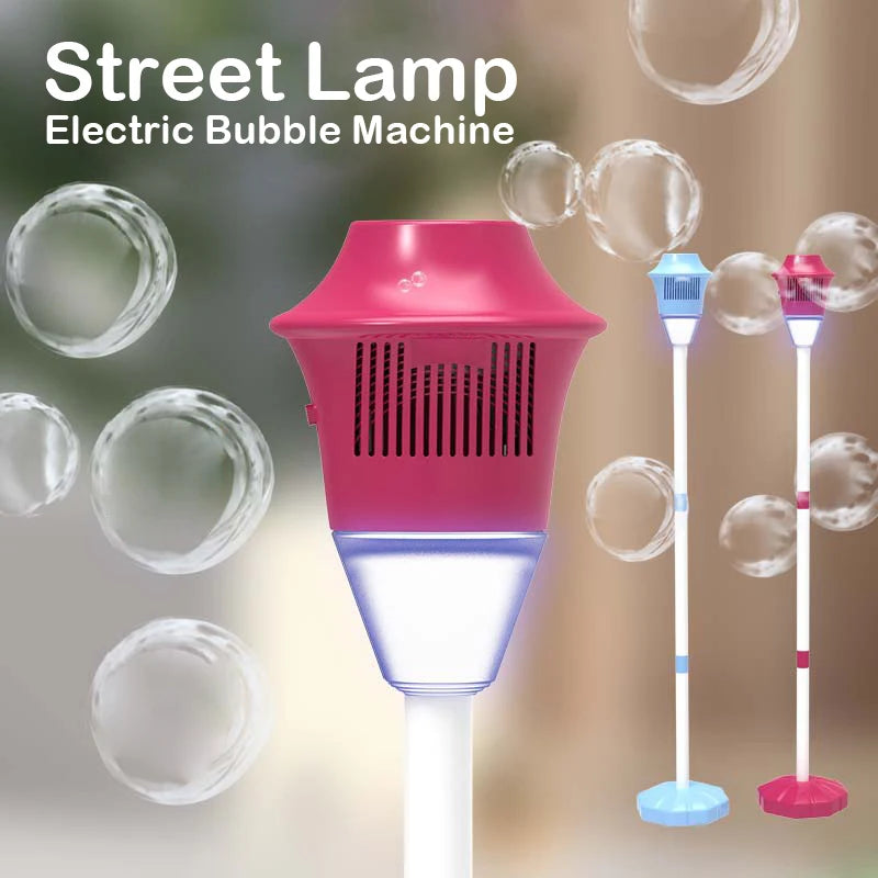 Street Lamp Bubble Wand – No‑Battery Kids Outdoor Bubble Stick