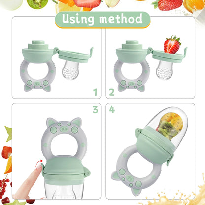 Silicone Baby Fruit Feeder Pacifier – Teething & First Foods