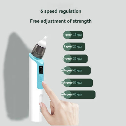 Rechargeable Baby Electric Nasal Aspirator – Gentle, Quiet Suction