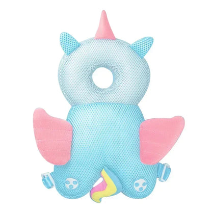 Baby Head Protector Pillow – Cartoon Animal Anti‑Fall Cushion Backpack