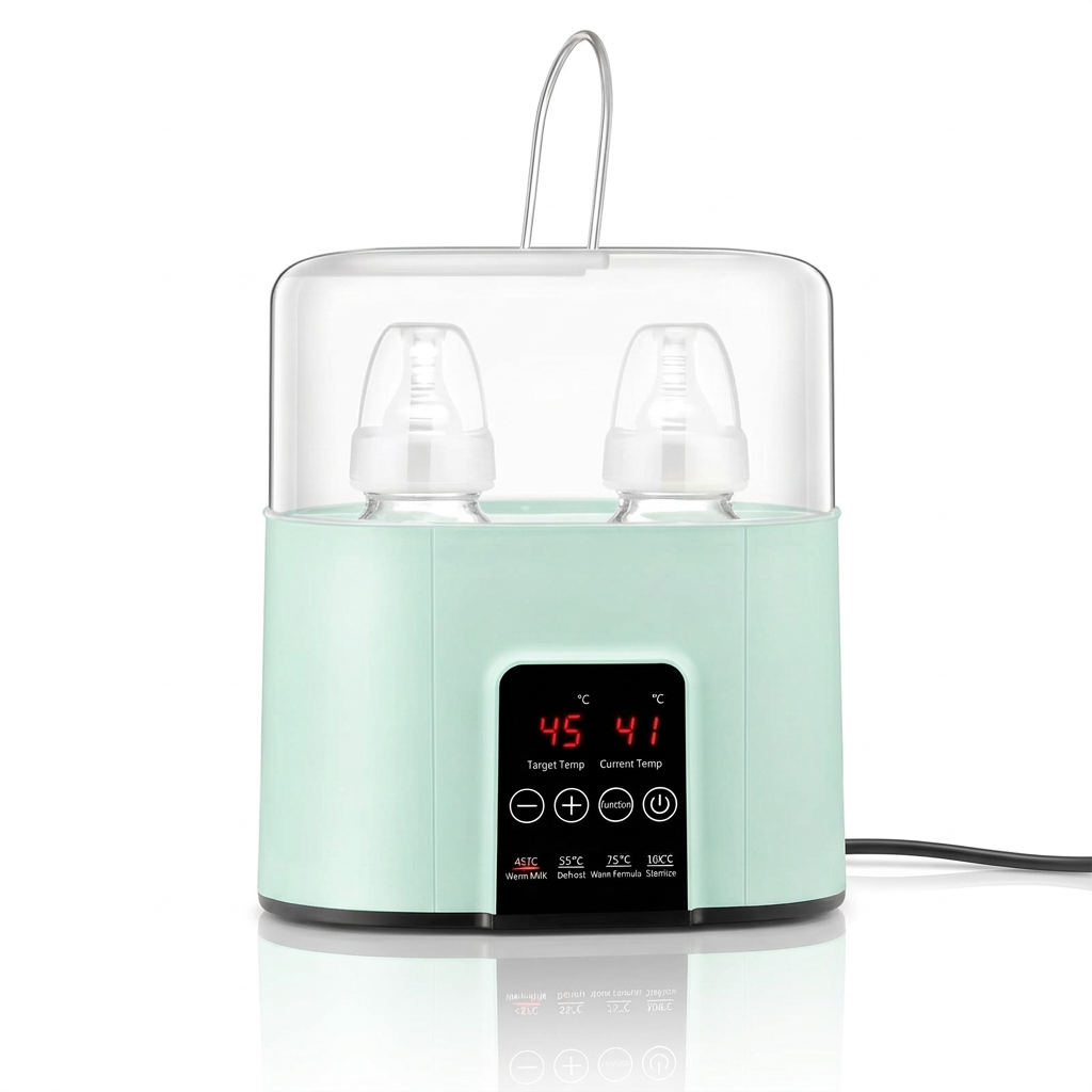 2‑in‑1 Baby Bottle Warmer & Steam Sterilizer for Breast Milk and Formula