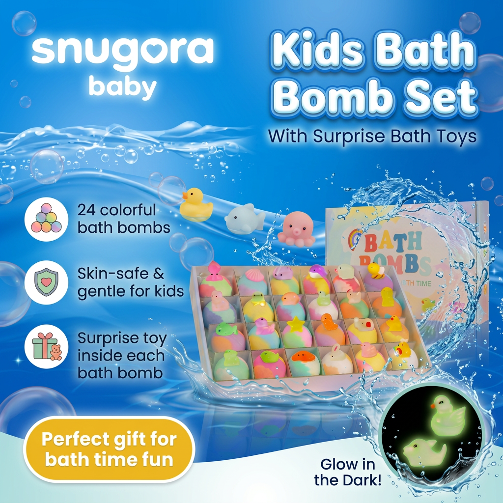 Spark & Splash Glow Surprise Bath Bombs